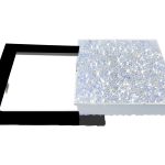 Black Square LED Downlight CRYSTAL RL-2105SD-BK SMART