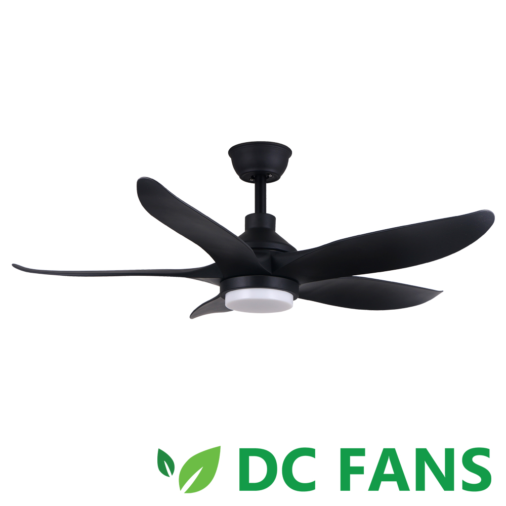 5 Blades Ceiling fan DC-160-LED-44-BK-1