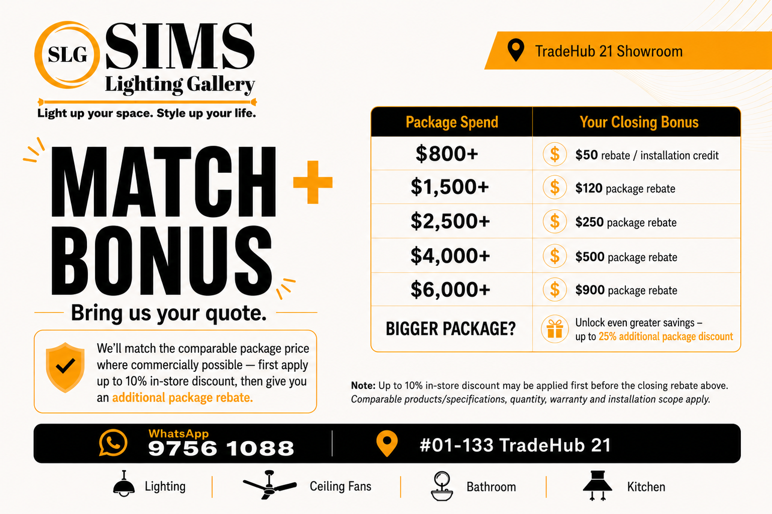 Match + Bonus