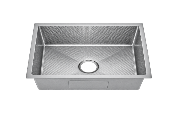 Undermount Embossed Kitchen Sink NANO Grey Stainless Steel – ROSKI KS-6845-SS-EM