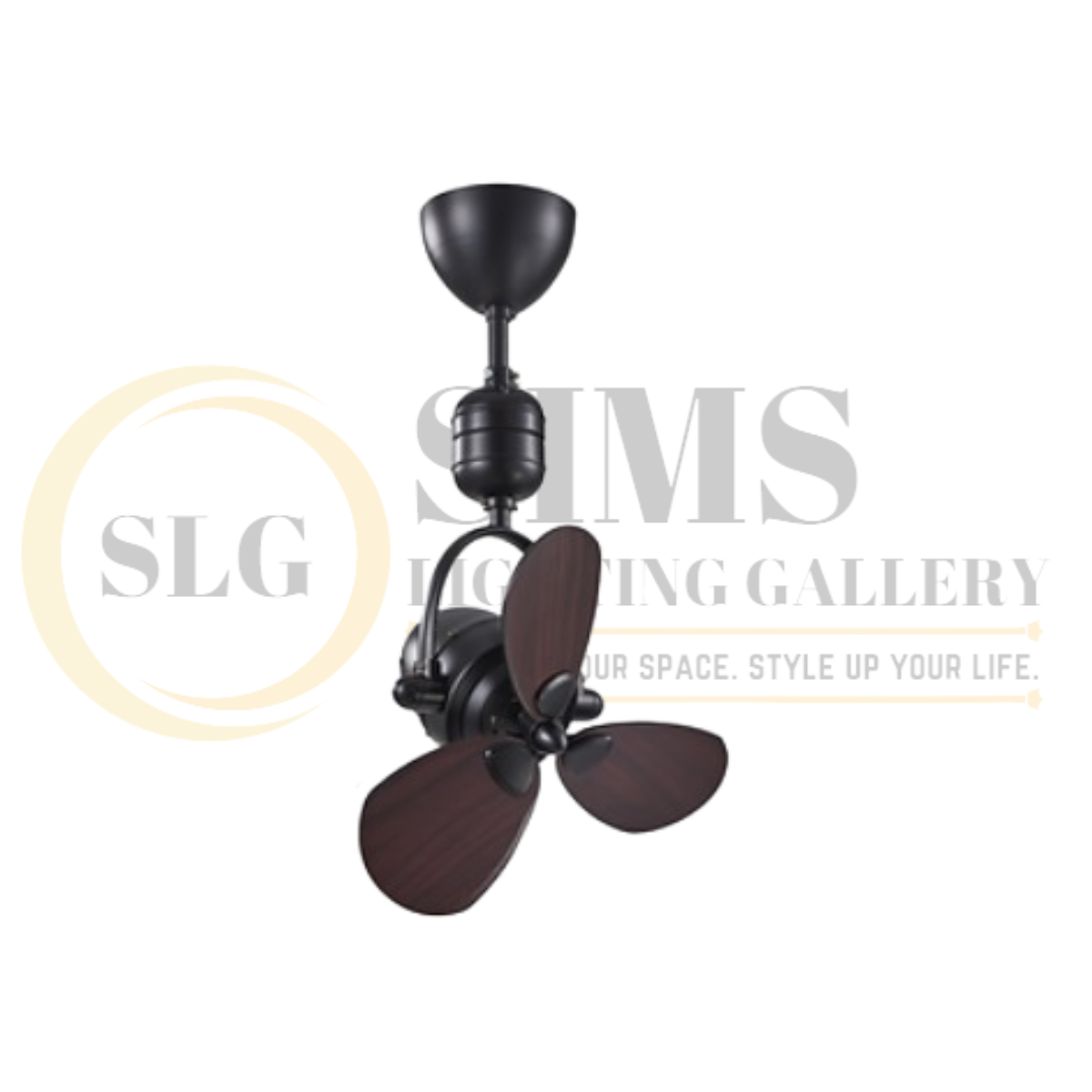 Bestar Duo Hagar 16″ Ceiling Mount Corner Fan