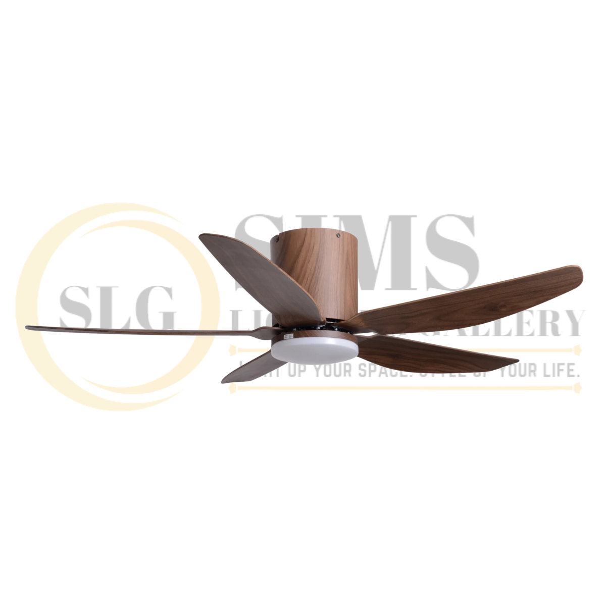 5 blades ceiling fan Altis+ 5B WALNUT WOOD.png